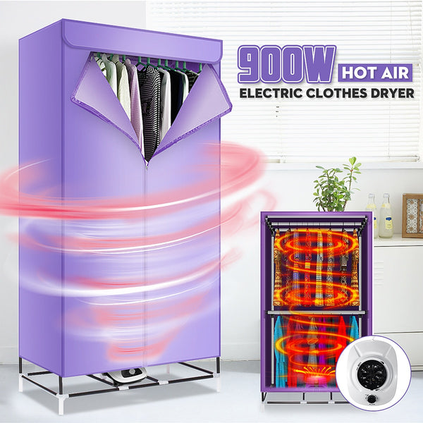 Folding Electric Clothes Dryer Portable Warm Air Cloth Drying