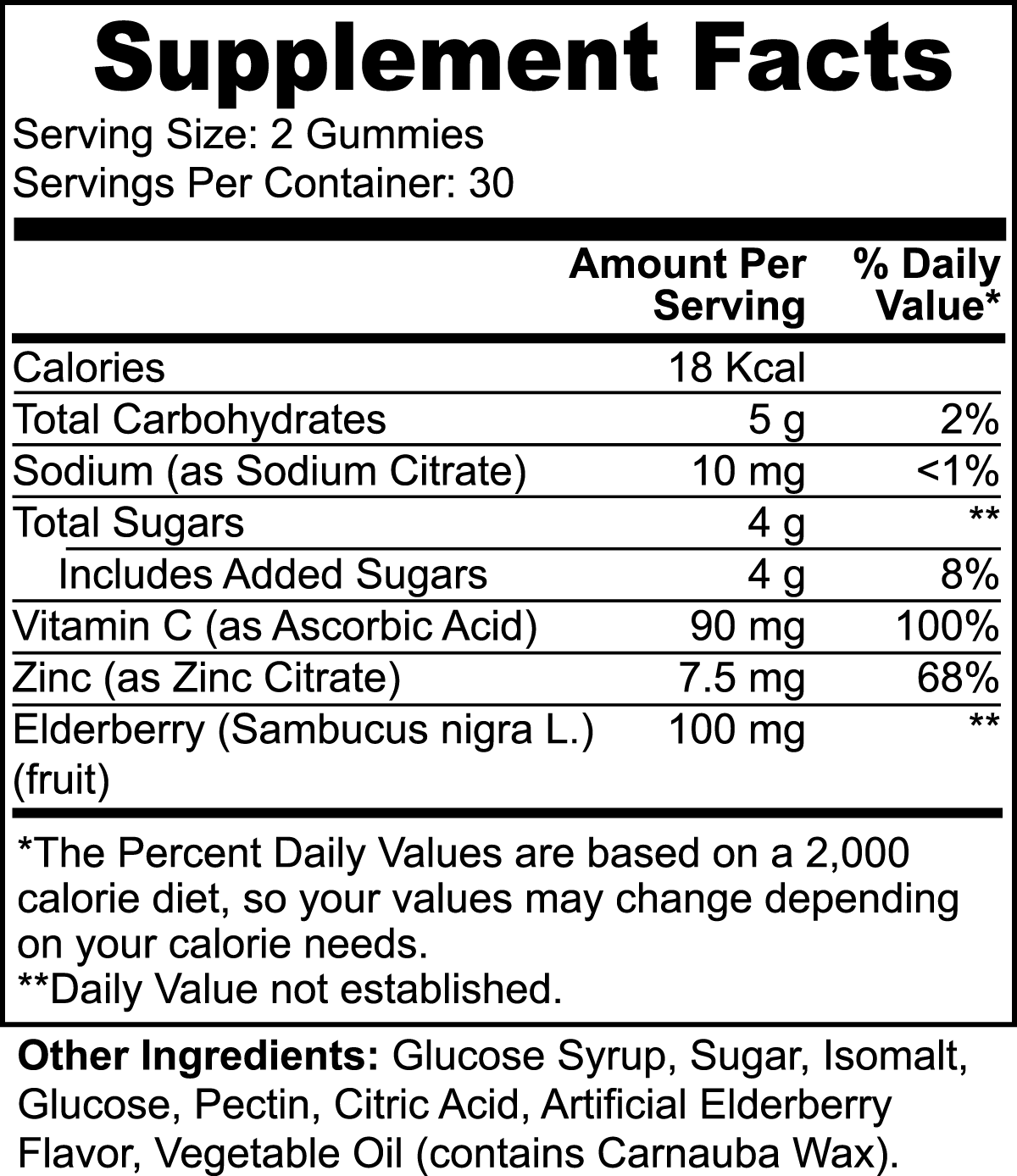 Elderberry & Vitamin C Gummies Miss knockout ™ Supplements