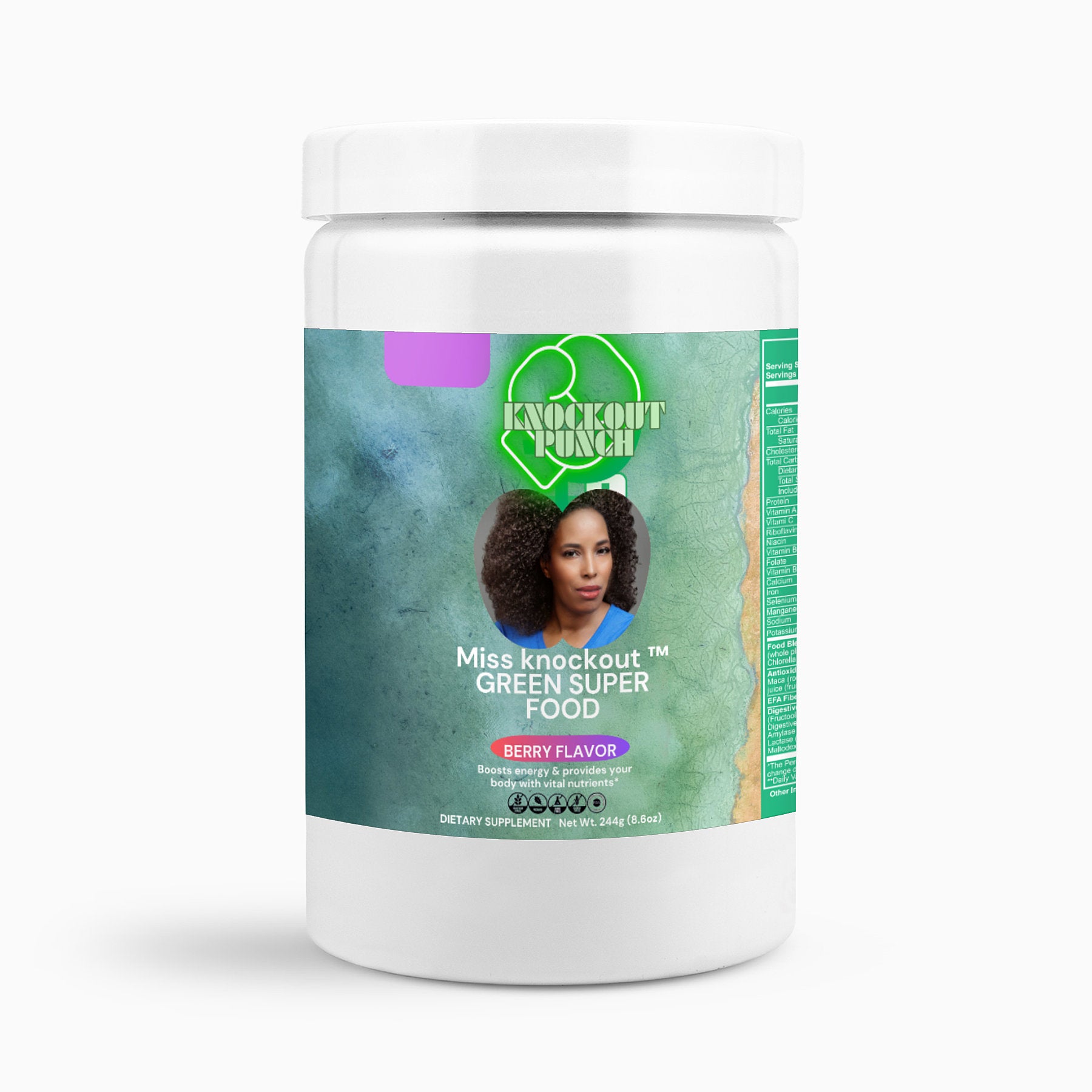 KNOCKOUT PUNCH Green Super Food - Berry Flavor Miss knockout ™ Supplements