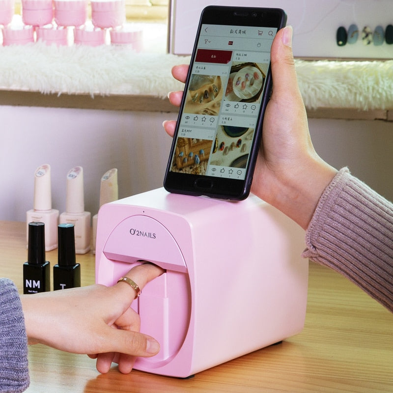Beauty Salon Portable 3D Digital Finger Printing Wifi Intelligent Machine  Auto Electric Nail Art Printer From Laser_hair_removal, $794.99 | DHgate.Com