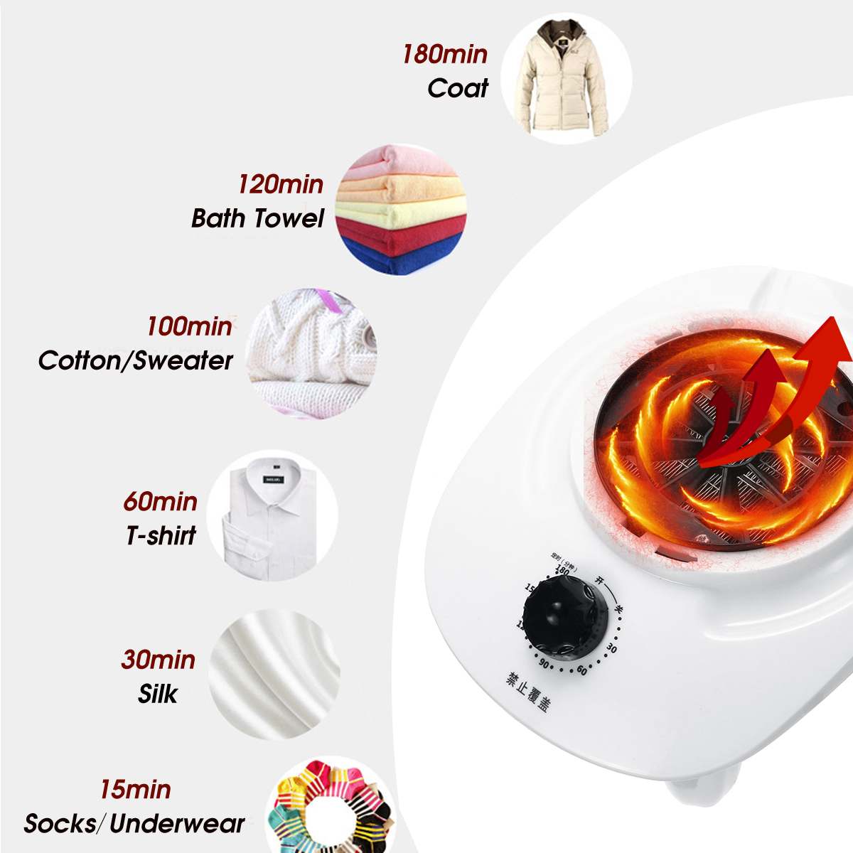 Portable Electric Clothes Dryer Mini Folding Warm Air Baby Cloth Dryin –  Knock Em Out Apparel