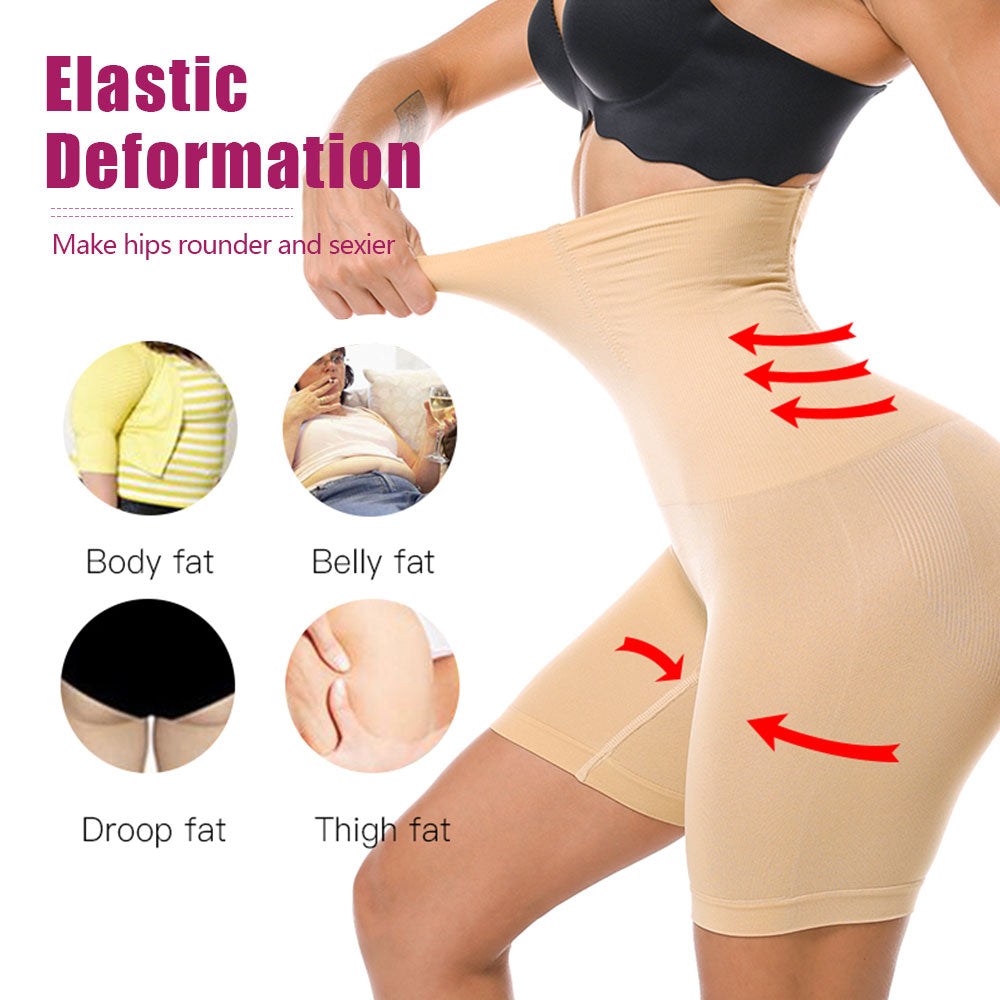 High Waist Trainer Body Shaper With Butt Lifters And Control