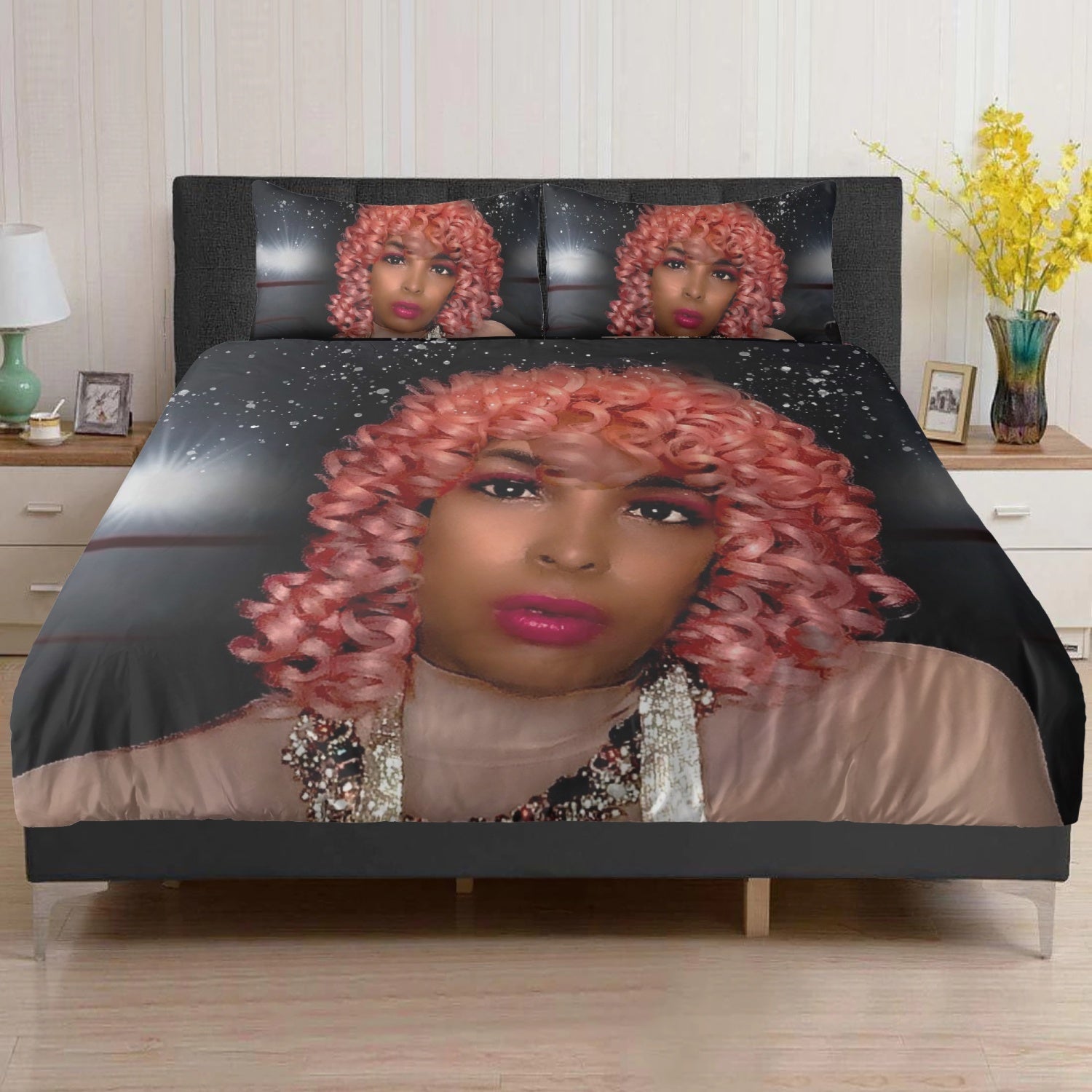 Miss knockout custom designed bedding 291. 3in1 Polyester Bedding Set #040100   Miss knockout ™ Merchandise