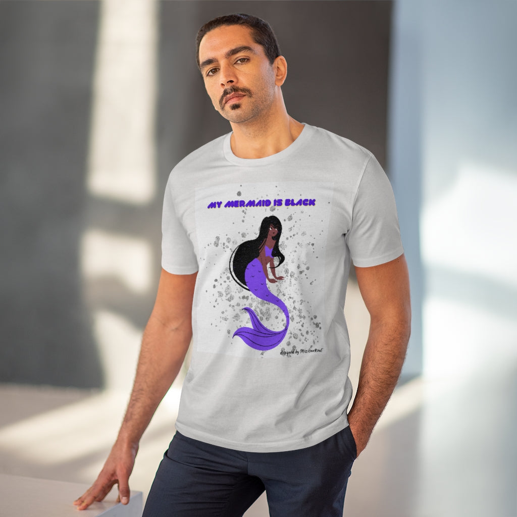 My mermaid is black mens Organic Creator T-shirt - Unisex Miss knockout ™ Merchandise