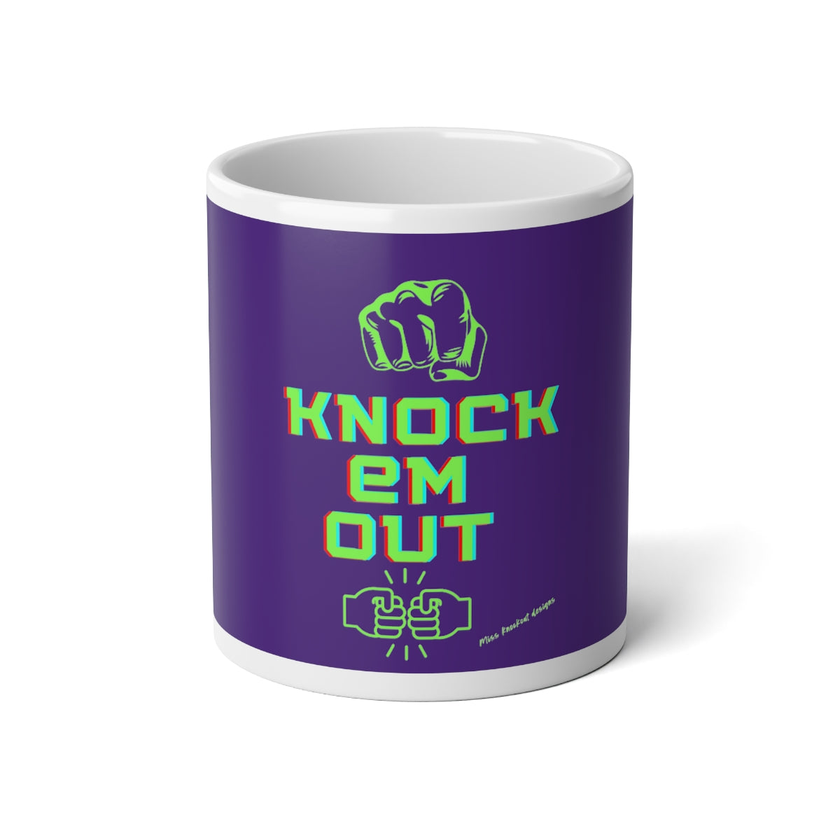 knockout em out Jumbo Mug, 20oz Miss knockout ™ Merchandise