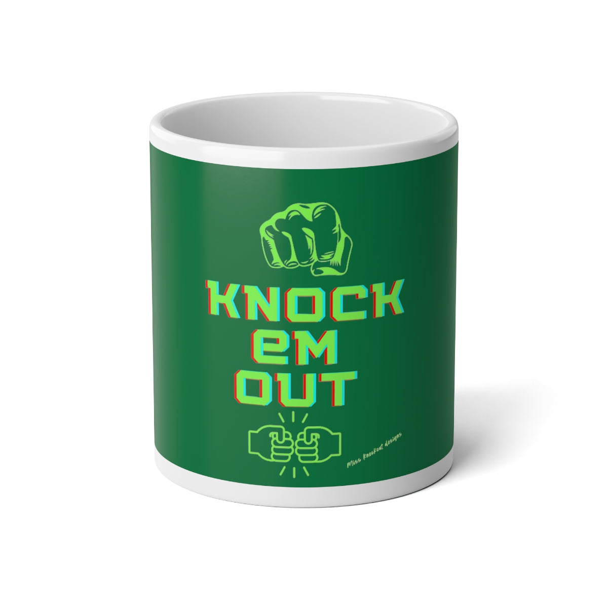 knockout em out Jumbo Mug, 20oz  Miss knockout ™ Merchandise