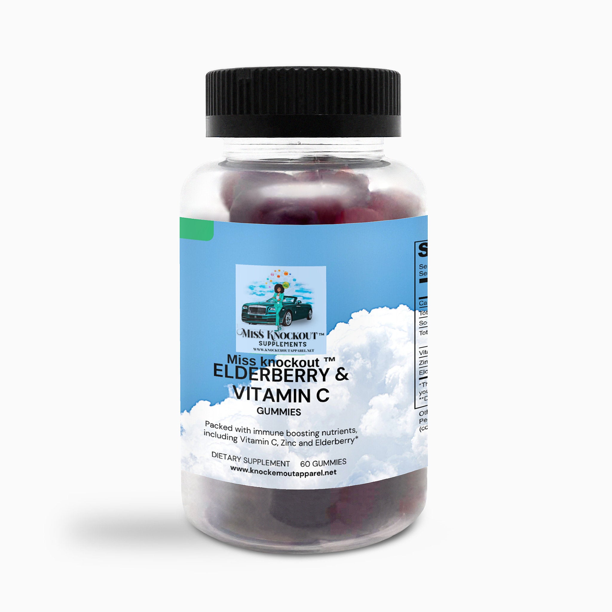 Elderberry & Vitamin C Gummies Miss knockout ™ Supplements