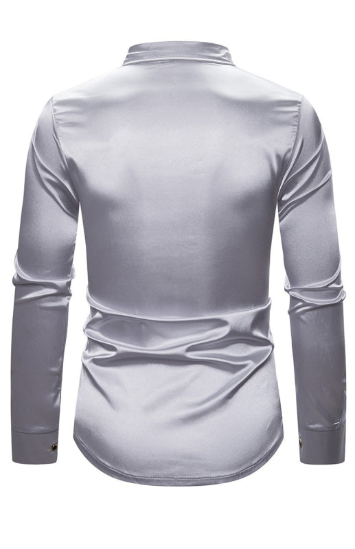 Fashion Versatile Long Sleeve Shirts- Mens tops