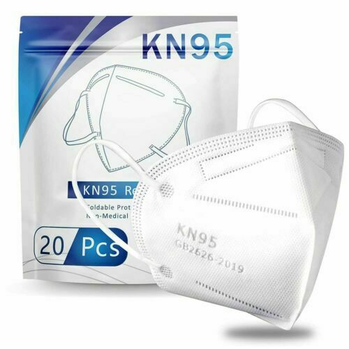 100 PCS KN95 Protective 4-5 Layers Face Mask Disposable Respirator BFE 95% PM2.5