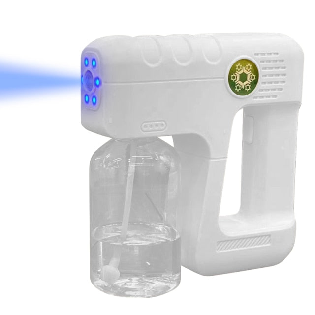 Wireless Electric Disinfection Sprayer Gun USB Blue Light Nano Steam Spray Gun  Sanitizer|Sprayers|