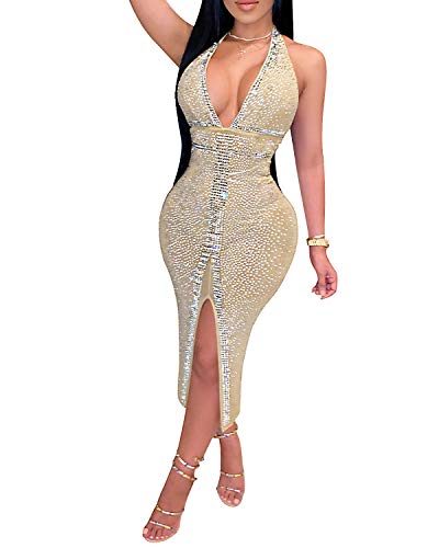 Nightclub Party Dress with Crystals